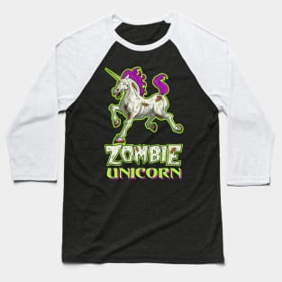 Zombie Unicorn Baseball T-Shirt